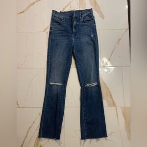 MOTHER Classic Blue Straight Leg Jeans 26
